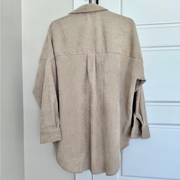 zara cream blouse - Picture 4 of 8